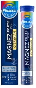 Plusssz Magnez Forte cytrynian 24 tabletki musujące