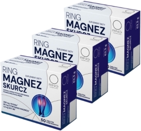 Ring Magnez Skurcz 50 tabletek Wielopak x 3