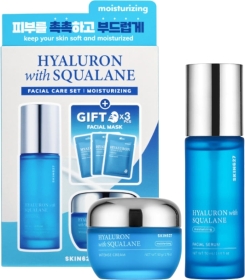 SKIN627 HYALURON with SQUALANE, Zestaw do skóry suchej 3 x 22 ml + 50 g + 50 ml