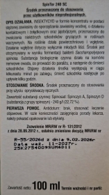 SUMIN  Spintor 240 SC zwalcza szkodniki w gruncie i pod osłonami 100 ml