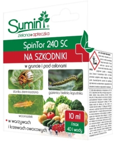 SUMIN  Spintor 240 SC zwalcza szkodniki w gruncie i pod osłonami 100 ml