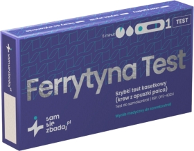 Samsiezbadaj.pl Ferrytyna Test kasetkowy szybki 1 sztuka