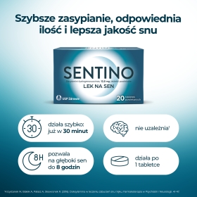 Sentino 12,5 mg 20 tabletek