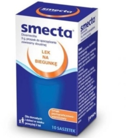 Smecta 10 saszetek lek na biegunkę