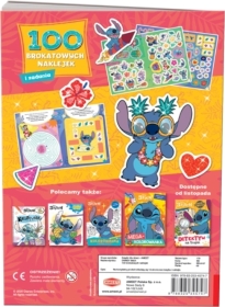 Stitch. 100 brokatowych naklejek