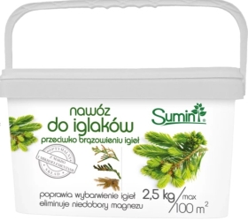 Sumin Nawóz do iglaków przeciwko brązowieniu igieł 2,5kg