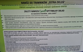 Sumin Nawóz do trawników "ekstra zieleń" 2,5kg
