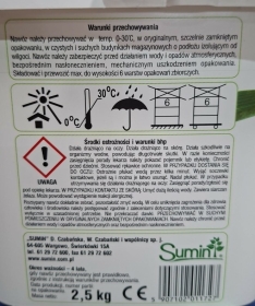 Sumin Nawóz do trawników "ekstra zieleń" 2,5kg