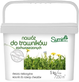 Sumin Nawóz do trawników zachwaszczonych wiadro 5kg