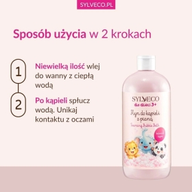 Sylveco Balonowa Kąpiel Płyn do kąpieli z pianą dla dzieci 3+ 500 ml