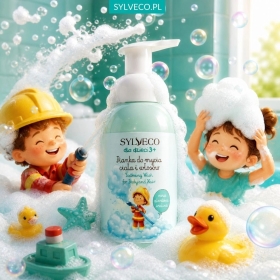 Sylveco Pianka do mycia ciała i włosów dla dzieci guma balonowa 3+ 290 ml