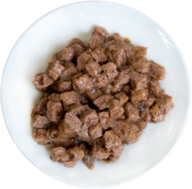 TUF TUF Kawałki mięsne z rybą dla kota puszka 415 g