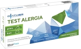Test Alergia pies, kot 1 sztuka