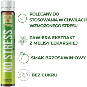 Triggy shot No Stress smak brzoskwiniowy 25 ml