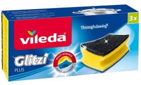 Vileda Zmywak profilowany Glitzi Plus 3 sztuki