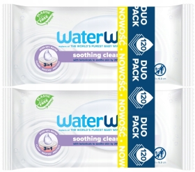 WaterWipes Chusteczki nawilżane dla dzieci z lawendą 2x60 szt.