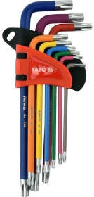YATO Zestaw kluczy TORX TR T10-T50, 9 szt.