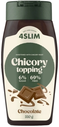 4Slim Polewa z cykorii topping smak czekoladowy 330 g