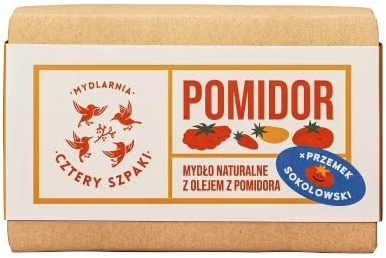 4szpaki Mydlarnia Cztery Szpaki Pomidor Mydło w kostce naturalne z olejem z pomidora 110 g