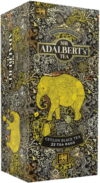 ADALBERT'S Ceylon herbata czarna ekspresowa Premium Black Tea 25 toreb.