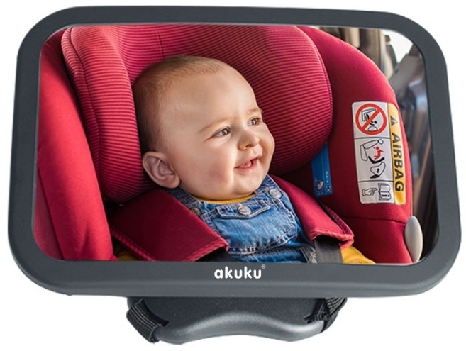 AKUKU Lusterko do obserwacji dziecka w aucie 360°, 1szt.