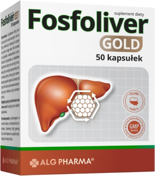 ALG Pharma Fosfoliver Gold 50 kapsułek