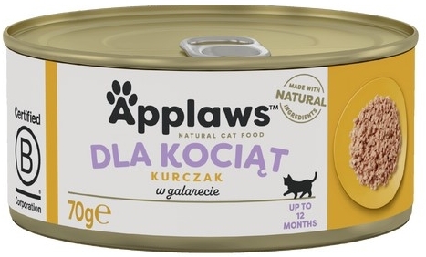 APPLAWS Cat Kitten pierś z kurczaka dla kociąt 70 g