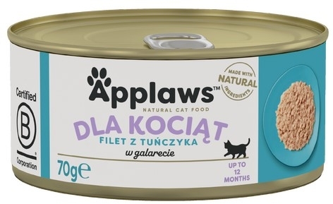 APPLAWS Cat mokra karma Kitten tuńczyk dla kociąt 70 g