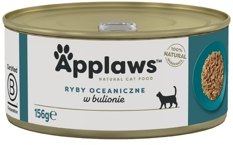 APPLAWS Cat ryby oceaniczne mokra karma dla kota 156 g