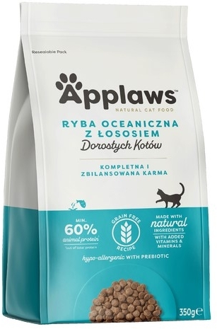APPLAWS Cat sucha karma bezzbożowa z rybami oceanicznymi dla kota 350 g