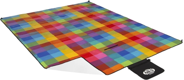 Abisal Koc piknikowy multi 250X200 CM PE + ALU NILS CAMP NC2221