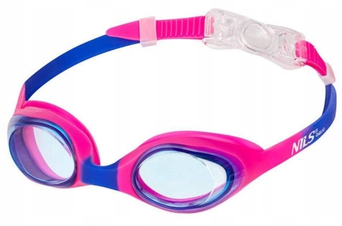 Abisal Okulary pływackie Różowy/niebieski junior
