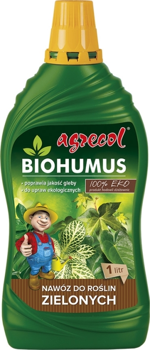 Agrecol BIOHUMUS nawóz do roślin zielonych 1 l