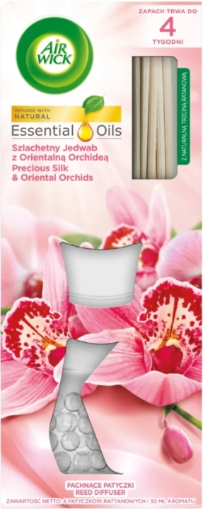 Air Wick Odświeżacz Powietrza Jedwab i Orchidea 25 ml