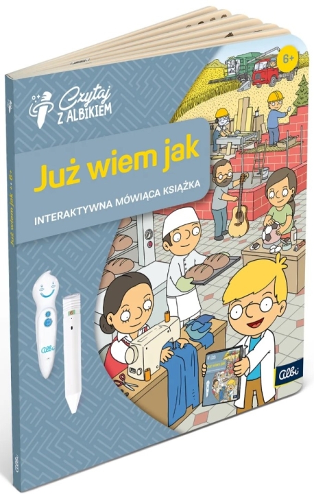 Albi Interaktywna mówiąca książka Już wiem jak 6+ QU7
