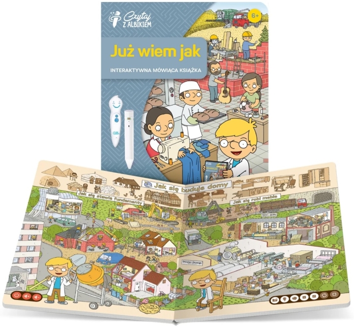 Albi Interaktywna mówiąca książka Już wiem jak 6+ QU7