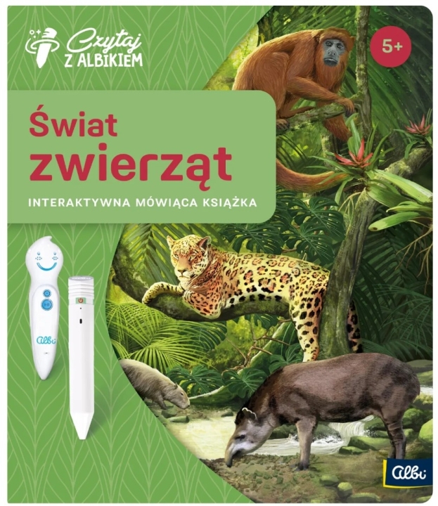 Albi Interaktywna mówiąca książka Świat zwierząt 5+ IG5