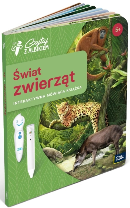 Albi Interaktywna mówiąca książka Świat zwierząt 5+ IG5