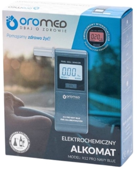 Alkomat elektrochemiczny OROMED X12 PRO NAVY BLUE