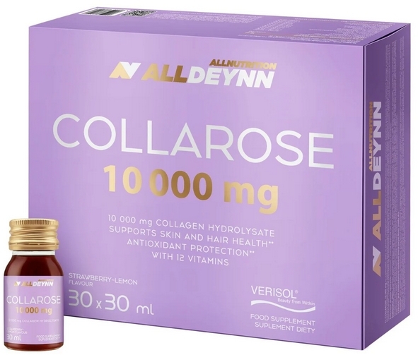 Allnutrition Alldeynn Collarose strawberry-lemon płyn 30 but. po 30 ml
