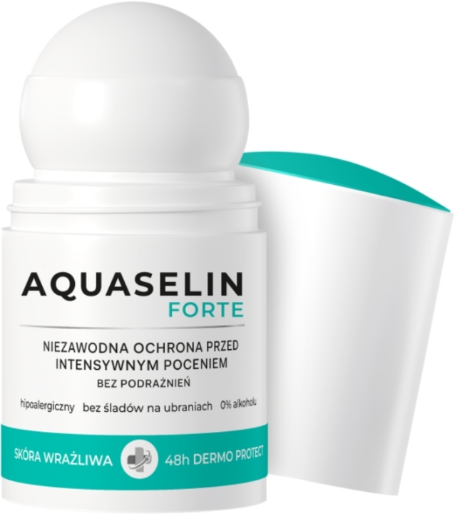 Aquaselin Forte Kuracja antyperspirant przeciw intensywnej potliwości dla wrażliwej skóry 50 ml