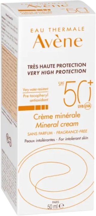 Avene Sun Mineral Cream SPF50+ Face krem do twarzy 50 ml