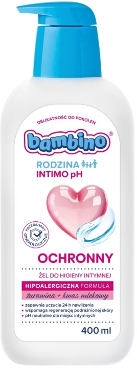 BAMBINO Rodzina Ochronny żel do higieny intymnej Intimo PH 400 ml