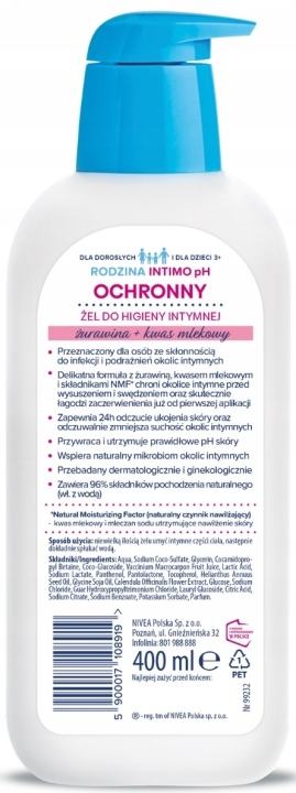BAMBINO Rodzina Ochronny żel do higieny intymnej Intimo PH 400 ml