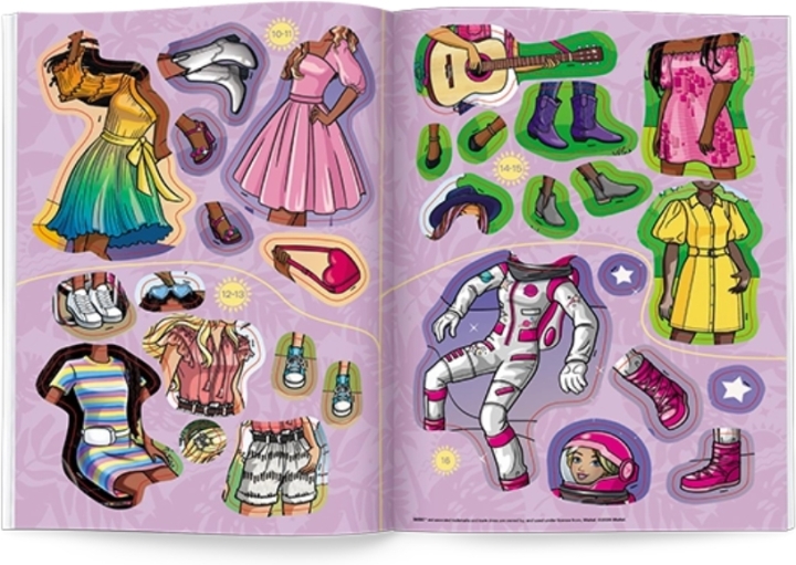 BARBIE. Brokatowe ubieranki 1 sztuka