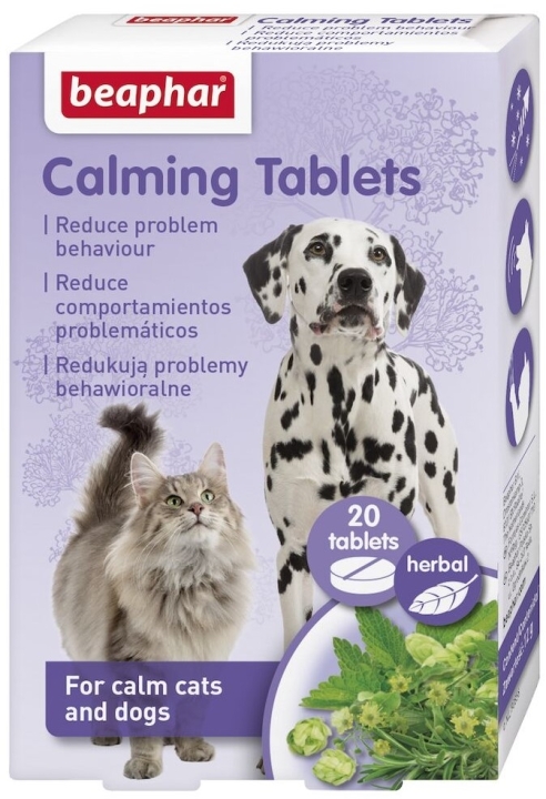 BEAPHAR Calming Tablets tabletki redukujace stres dla psa i kota 20 szt.