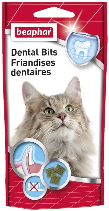 BEAPHAR Dental Bits przysmak na zęby dla kotów 35 g