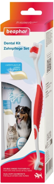 BEAPHAR Dental Kit szczoteczka i pasta do zębów dla psów