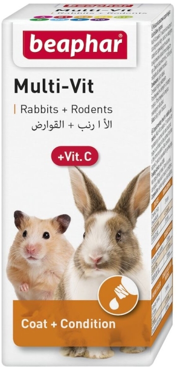 BEAPHAR Multi-Vit + witamina C dla gryzoni 20 ml