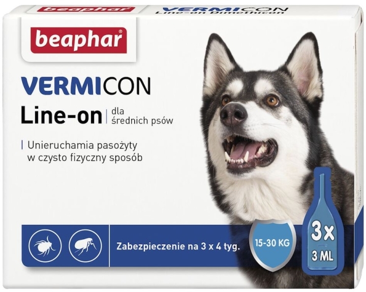 BEAPHAR Vermicon Line-On Dog 3x3ml